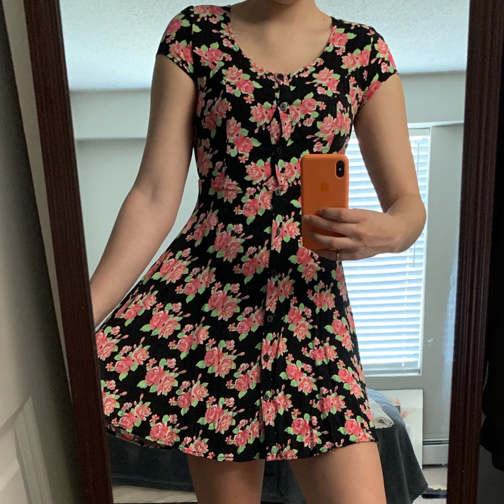 No Boundaries Floral Dress